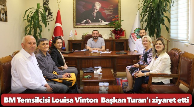 Birleşmiş Milletler Temsilcisi Louisa Vinton  Başkan Turan’ı ziyaret etti