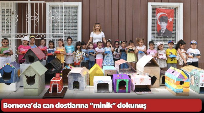 Bornova’da can dostlarına “minik” dokunuş