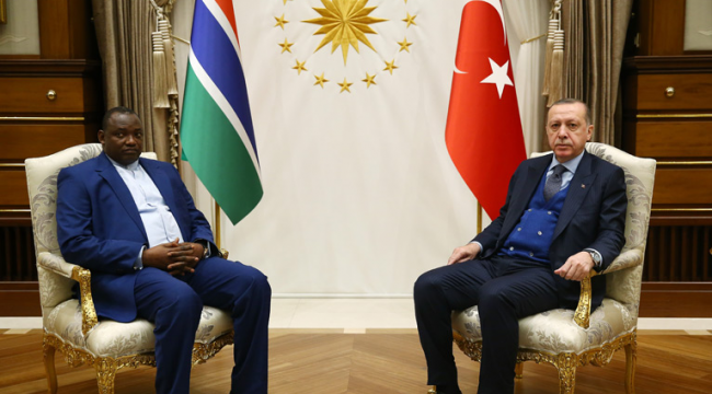 CUMHURBAŞKANI ERDOĞAN GAMBİYA CUMHURBAŞKANI BARROW İLE TELEFONDA GÖRÜŞTÜ