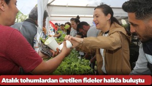 Efes Selçuk Belediyesi, Atalık tohumlardan ürettiği fideleri halkla buluşturdu