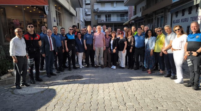 Muhtarlar huzurun devamı için Karşıyaka Emniyeti ile buluştu