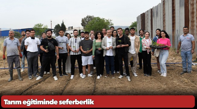 Tarım eğitiminde seferberlik