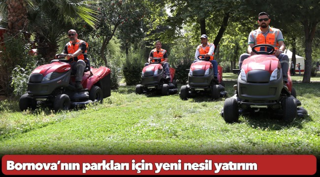 Bornova’nın parkları için yeni nesil yatırım