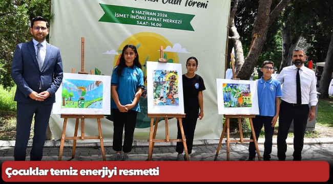 Çocuklar temiz enerjiyi resmetti