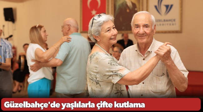 Güzelbahçe'de yaşlılarla çifte kutlama