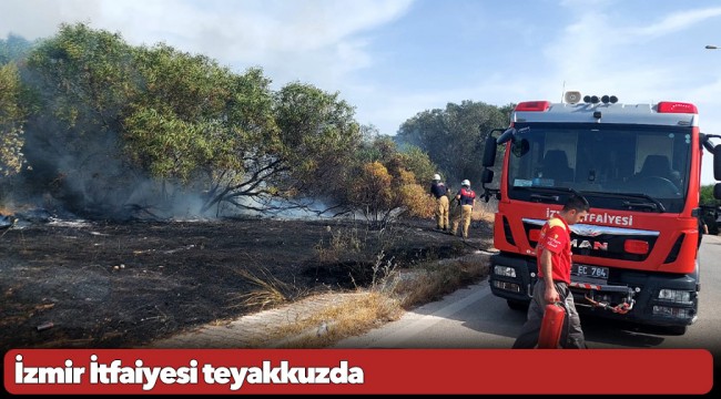 İzmir İtfaiyesi teyakkuzda
