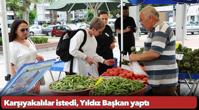 Karşıyakalılar istedi, Yıldız Başkan yaptı