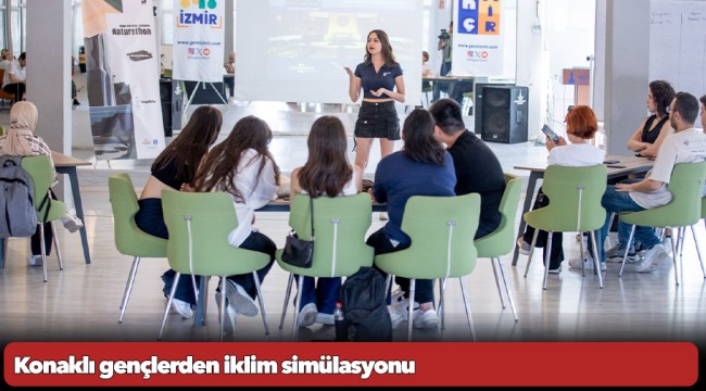 Konaklı gençlerden iklim simülasyonu