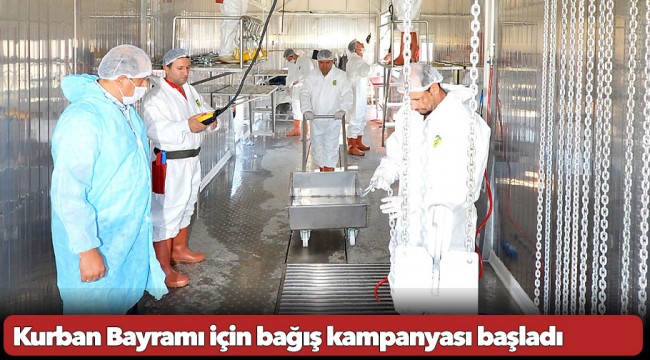 Kurban Bayramı için bağış kampanyası başladı