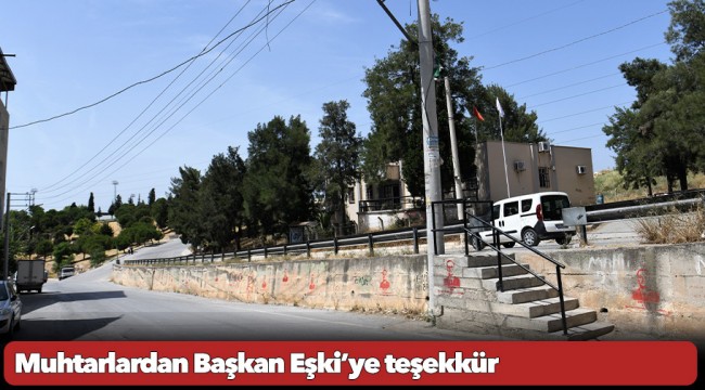 Muhtarlardan Başkan Eşki’ye teşekkür