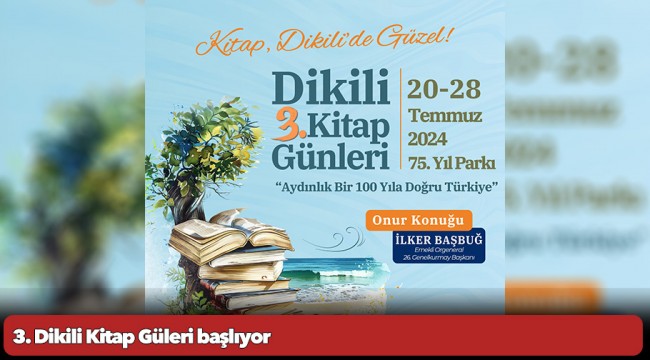 3. Dikili Kitap Güleri başlıyor