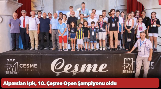 Alparslan Işık, 10. Çeşme Open Şampiyonu oldu