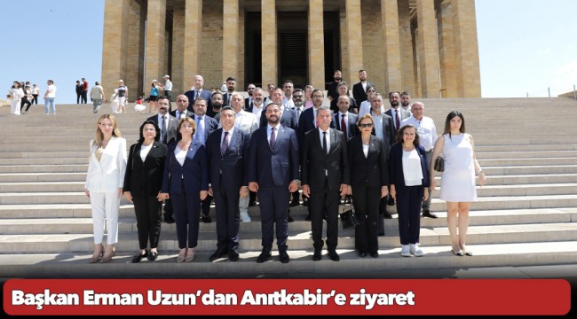 Başkan Erman Uzun’dan Anıtkabir’e ziyaret