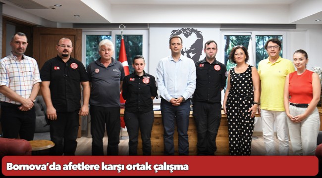Bornova’da afetlere karşı ortak çalışma