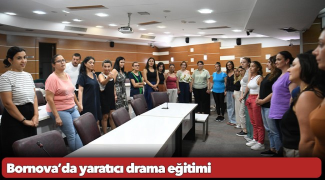 Bornova’da yaratıcı drama eğitimi