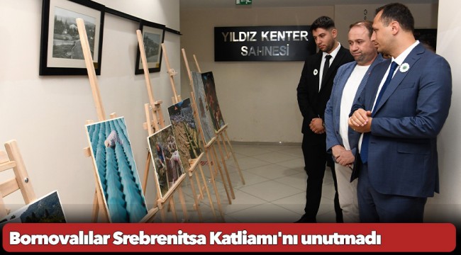 Bornovalılar Srebrenitsa Katliamı&#039;nı unutmadı