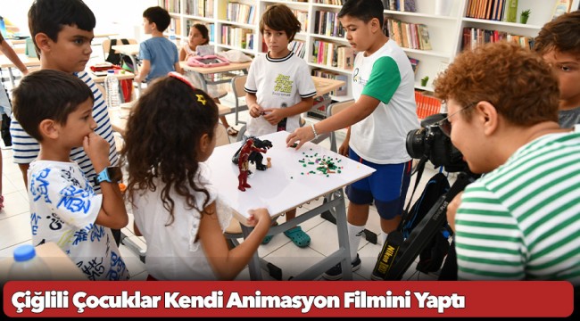 Çiğlili Çocuklar Kendi Animasyon Filmini Yaptı