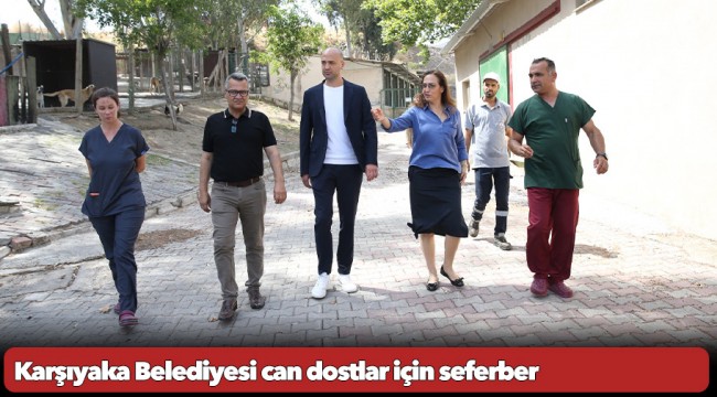 Karşıyaka Belediyesi can dostlar için seferber