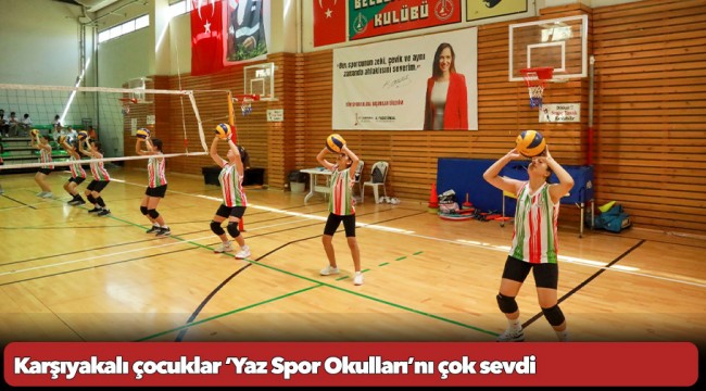 Karşıyakalı çocuklar ‘Yaz Spor Okulları’nı çok sevdi