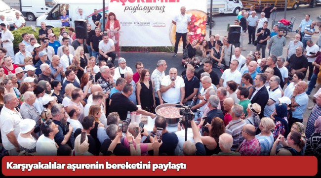 Karşıyakalılar aşurenin bereketini paylaştı