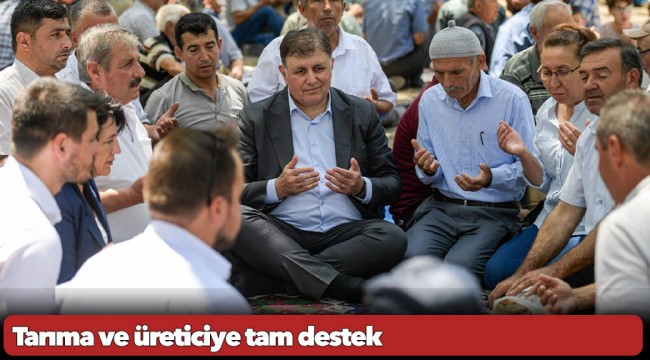 Tarıma ve üreticiye tam destek
