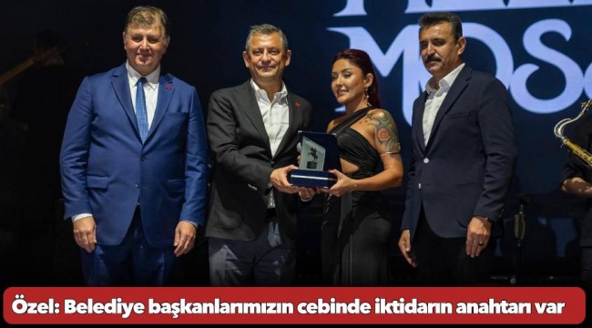 38. Dikili Kültür, Demokrasi ve Emek Festivali CHP Genel Başkanı Özgür Özel&#039;le başladı