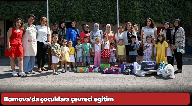 Bornova’da çocuklara çevreci eğitim