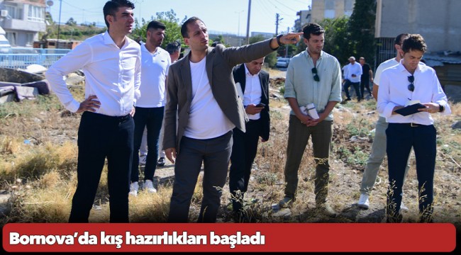 Bornova’da kış hazırlıkları başladı