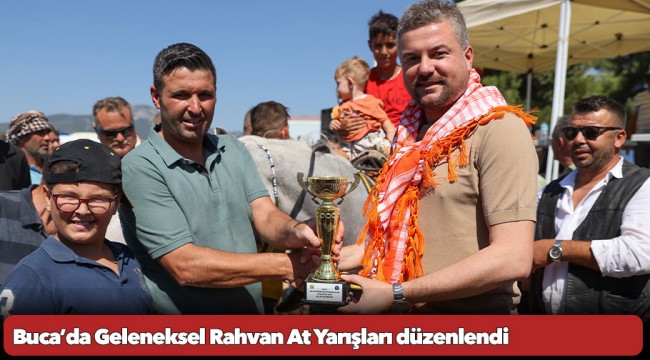 Buca’da Geleneksel Rahvan At Yarışları düzenlendi