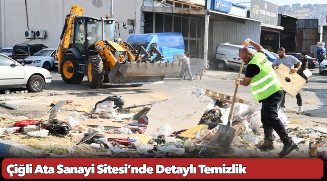 Çiğli Ata Sanayi Sitesi’nde Detaylı Temizlik