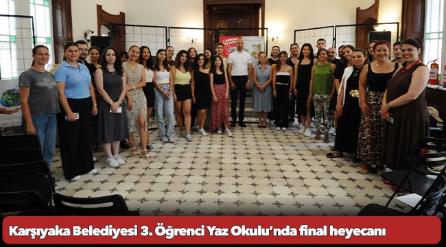 Karşıyaka Belediyesi 3. Öğrenci Yaz Okulu’nda final heyecanı