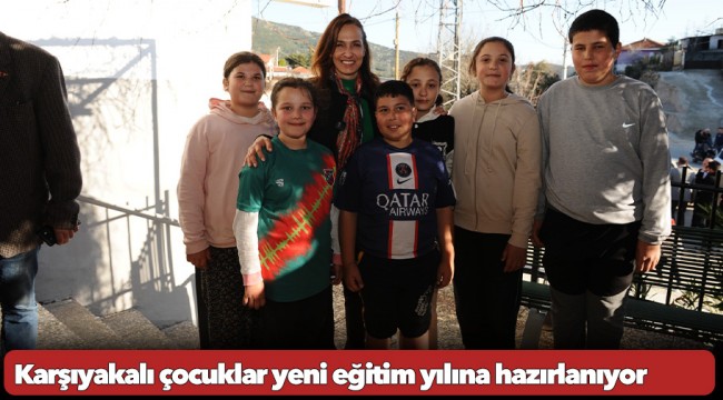 Karşıyakalı çocuklar yeni eğitim yılına hazırlanıyor