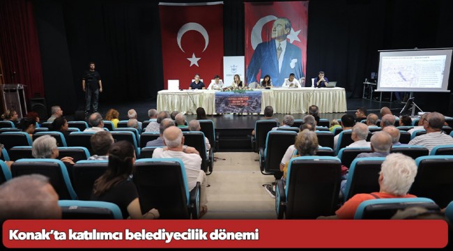 Konak’ta katılımcı belediyecilik dönemi