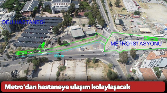 Metro&#039;dan hastaneye ulaşım kolaylaşacak