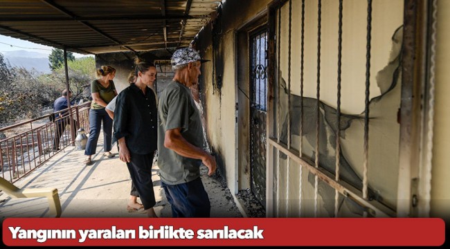 Öznur Tugay’dan yangından etkilenen vatandaşlara geçmiş olsun ziyareti