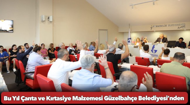 Bu Yıl Çanta ve Kırtasiye Malzemesi Güzelbahçe Belediyesi’nden