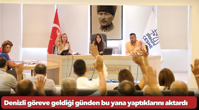 Denizli göreve geldiği günden bu yana yaptıklarını aktardı