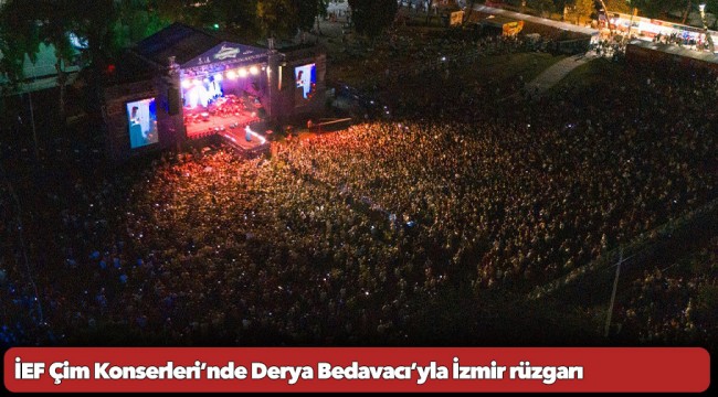 İEF Çim Konserleri’nde Derya Bedavacı’yla İzmir rüzgarı