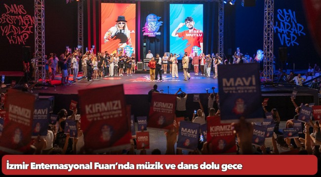 İzmir Enternasyonal Fuarı’nda müzik ve dans dolu gece
