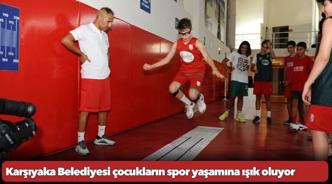 Karşıyaka Belediyesi çocukların spor yaşamına ışık oluyor