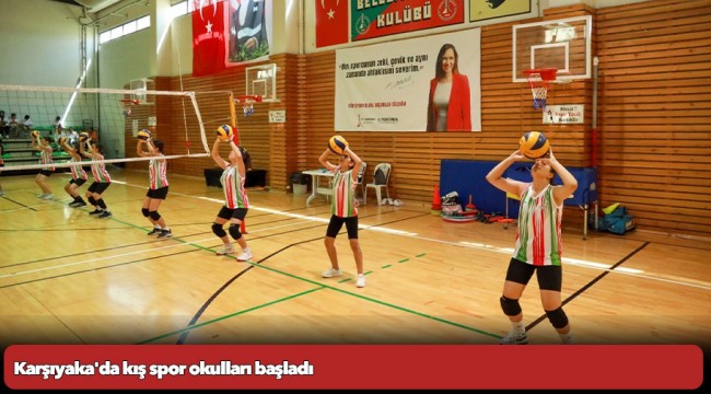 Karşıyaka'da kış spor okulları başladı