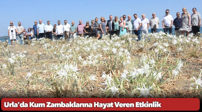 Urla'da Kum Zambaklarına Hayat Veren Etkinlik