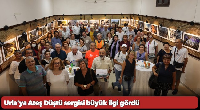 Urla&#039;ya Ateş Düştü sergisi büyük ilgi gördü