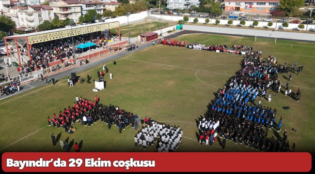 Bayındır&#039;da 29 Ekim Cumhuriyet Bayramımızın 101. Yıl Dönümü Büyük Bir Coşkuyla Kutlandı