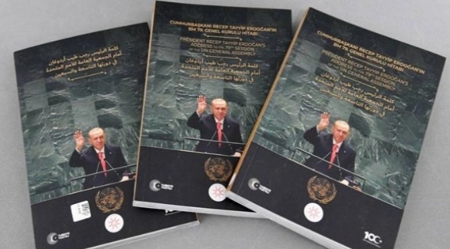 Erdoğan&#039;ın BM Genel Kurulu&#039;ndaki konuşması kitaplaştırıldı
