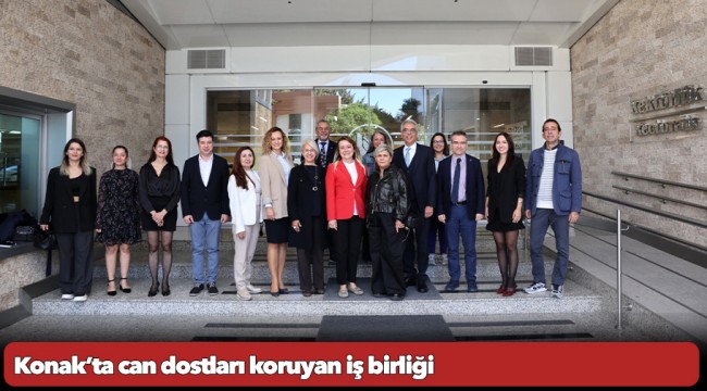 Konak’ta can dostları koruyan iş birliği