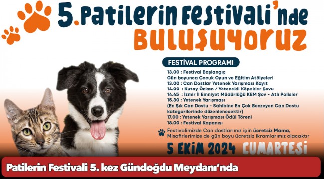 Patilerin Festivali 5. kez Gündoğdu Meydanı’nda