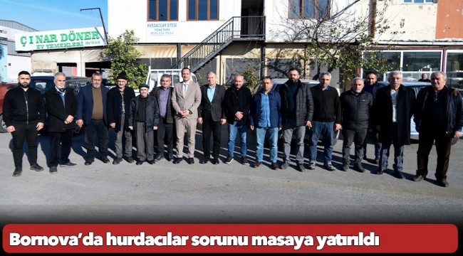 Bornova’da hurdacılar sorunu masaya yatırıldı