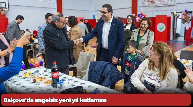 Balçova’da engelsiz yeni yıl kutlaması