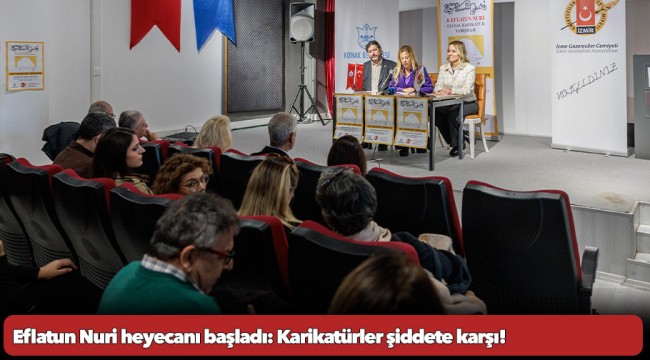 Eflatun Nuri heyecanı başladı: Karikatürler şiddete karşı!